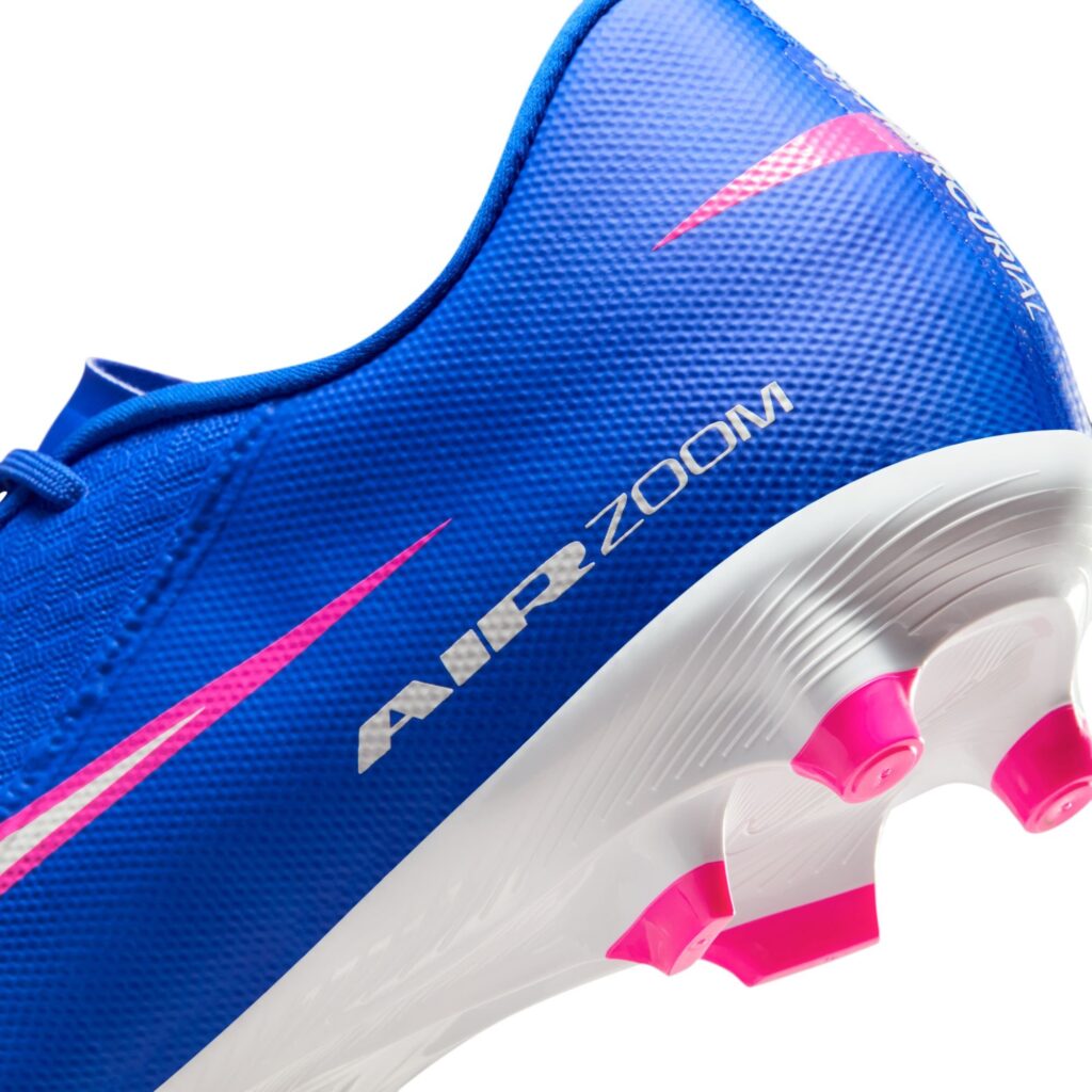 Nike Mercurial Vapor 16 Academy FG/MG Fußballschuh blau/pink Detailansicht hinten