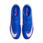 Nike Mercurial Vapor 16 Academy FG/MG Fußballschuh blau/pink Detailansicht oben