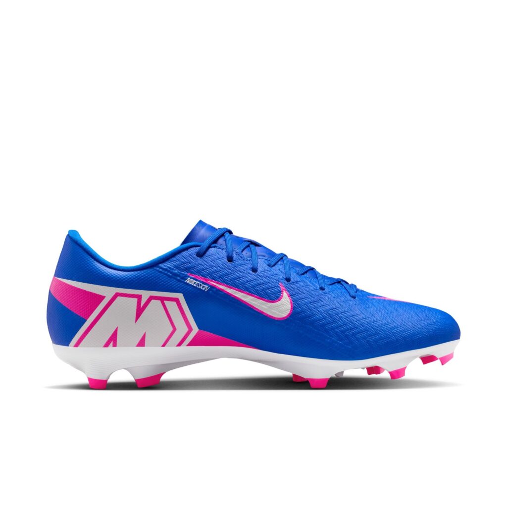 Nike Mercurial Vapor 16 Academy FG/MG Fußballschuh blau/pink Innenansicht