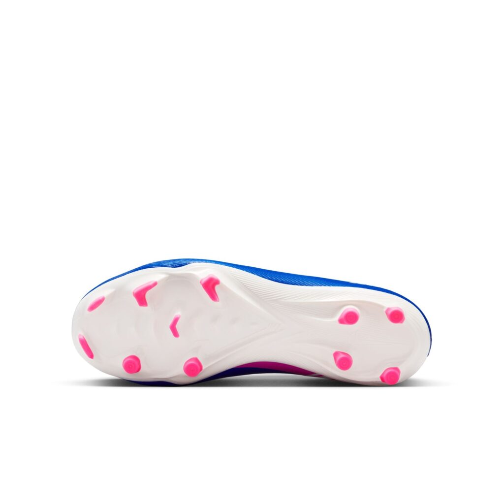 Nike Mercurial Vapor 16 Academy Kinder Fußballschuh blau/pink Sohlenansicht