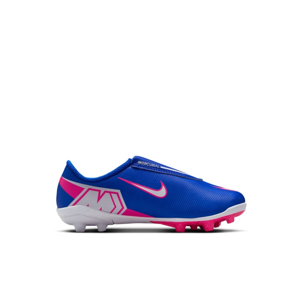 Nike Mercurial Vapor 16 Club Kinder Fußballschuh blau/pink Innenansicht