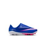 Nike Mercurial Vapor 16 Club Kinder Fußballschuh blau/pink Seitenansicht