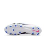 Nike Phantom 6 Academy FG/MG Fußballschuh blau/weiß Sohlenansicht