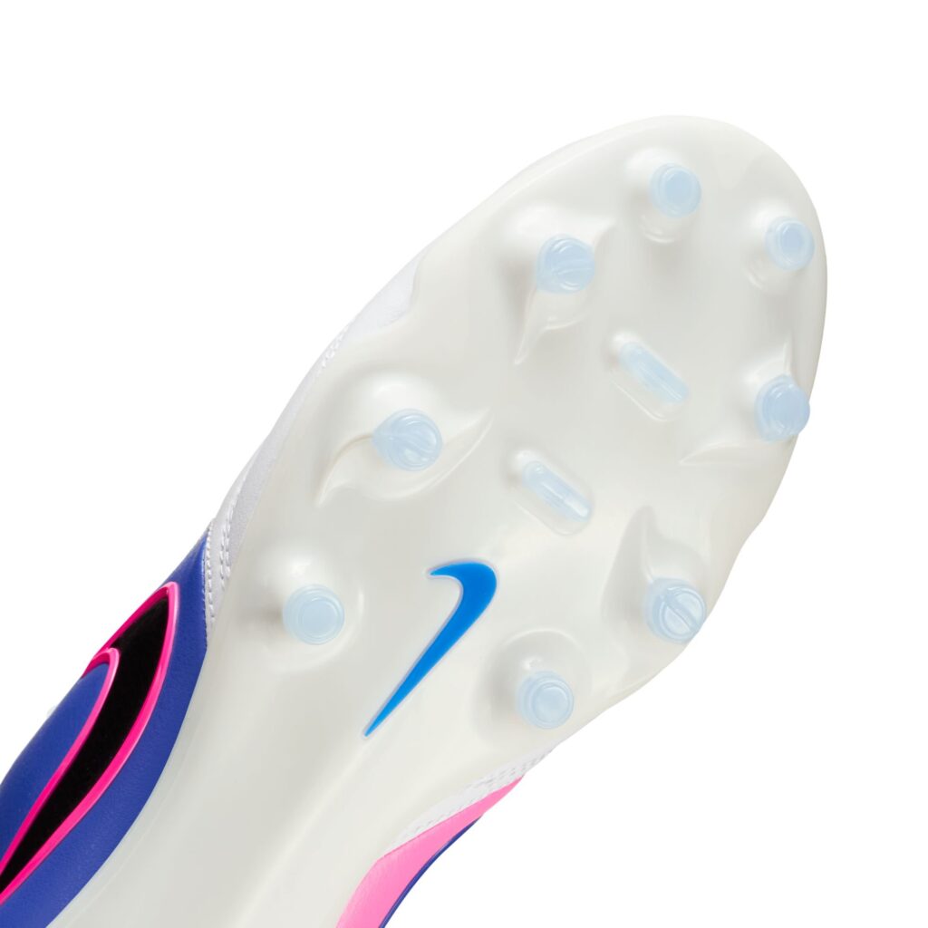 Nike Tiempo Ligera Pro FG Fußballschuh weiß/blau Detailansicht Sohle