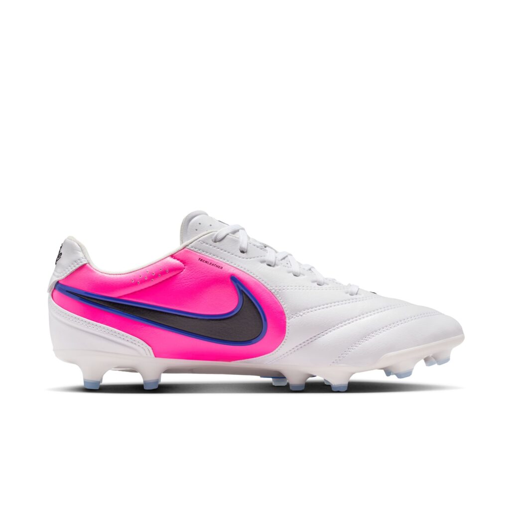 Nike Tiempo Ligera Pro FG Fußballschuh weiß/blau Innenansicht