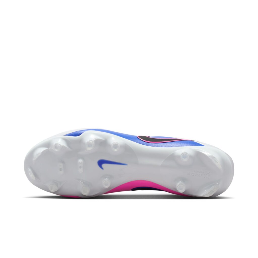 Nike Tiempo Maestro Academy FG/MG Fußballschuh weiß/blau Sohlenansicht