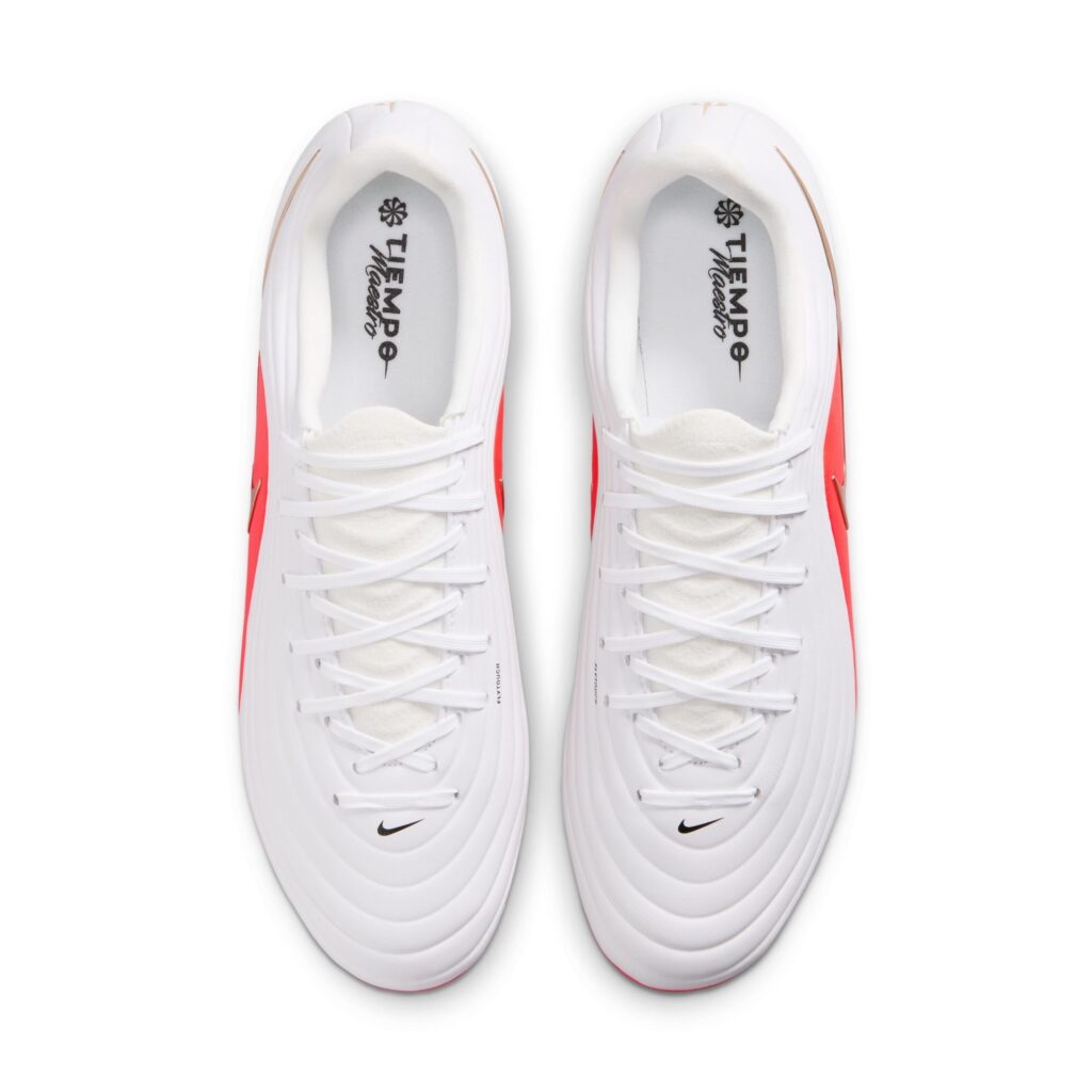 Nike Tiempo Maestro Academy FG/MG Fußballschuh weiß/rot Detailansicht Oben