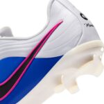 Nike Tiempo Maestro Academy Kinder Fußballschuh weiß/blau Detailansicht Hinten