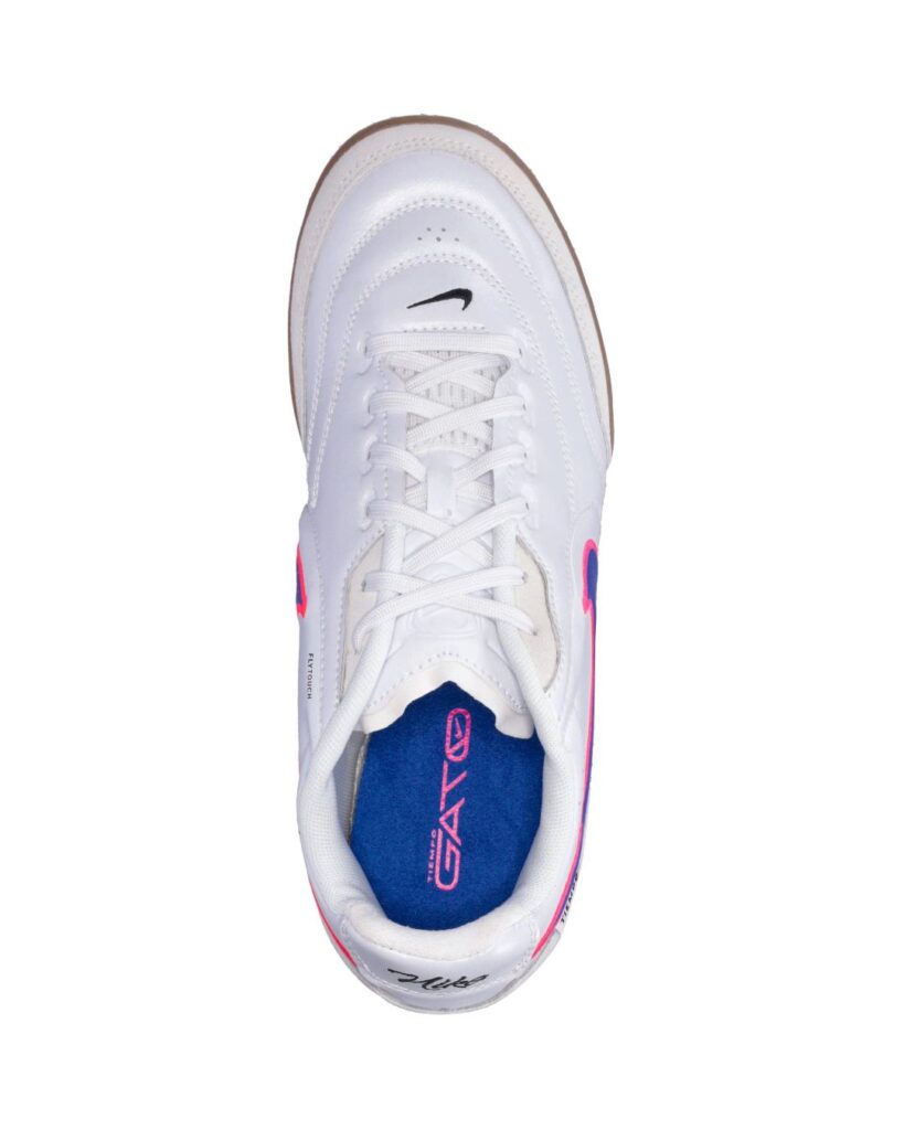 Nike Tiempo Streetgato weiß Hallenschuh Oberseite