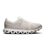ON Cloud 6 Damen beige Sneaker Seitenansicht
