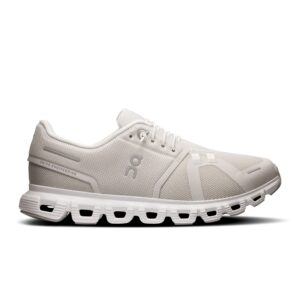 ON Cloud 6 Damen beige Sneaker Seitenansicht