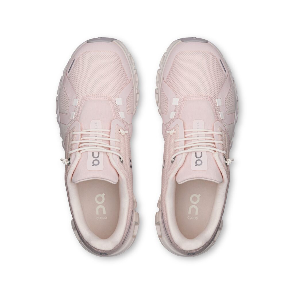 ON Cloud 6 Damen rosa Oberseite