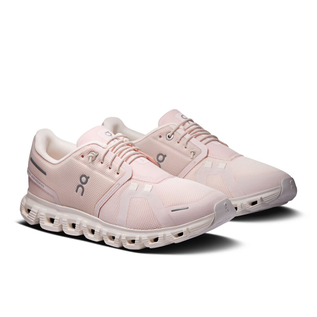 ON Cloud 6 Damen rosa Vorderseite