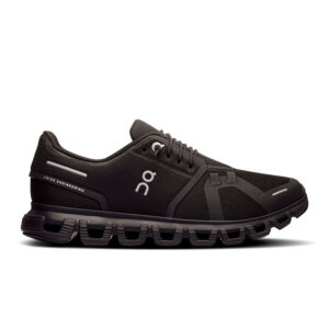 ON Cloud 6 Damen Sneaker schwarz Seitenansicht