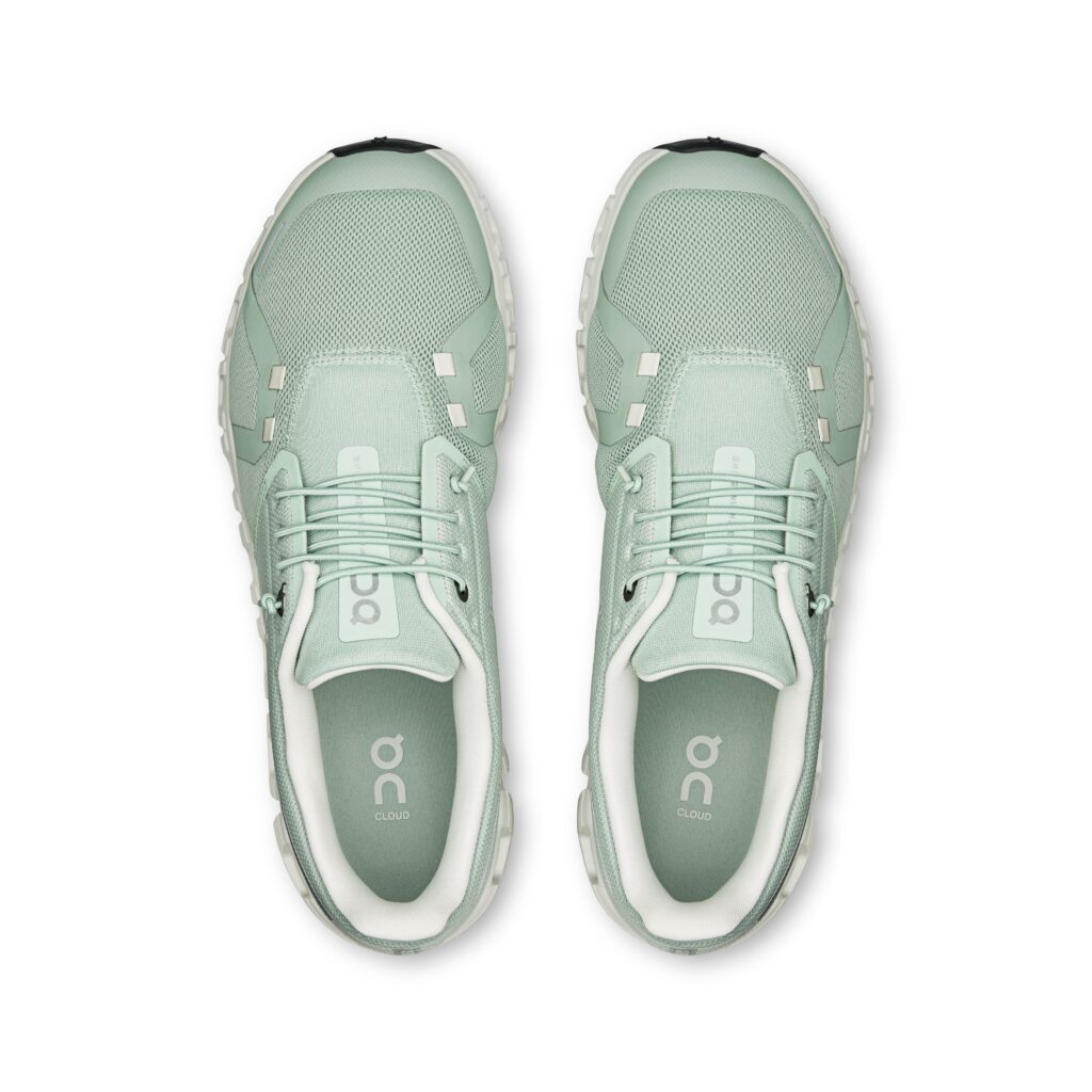 ON Cloud 6 Herren grün Sneaker Oberseite