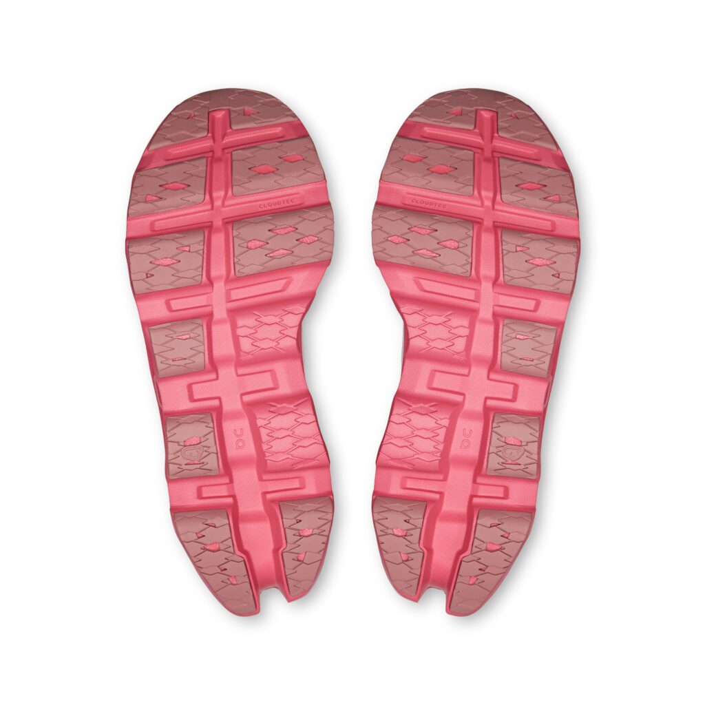 ON Cloudmonster 3 Damen weiß/pink Lafuschuh Sohle