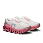 ON Cloudmonster 3 Damen weiß/pink Lafuschuh Vorderseite