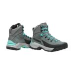 Scarpa Mustang TRK GTX Damen grau Rückseite und Seitenansicht