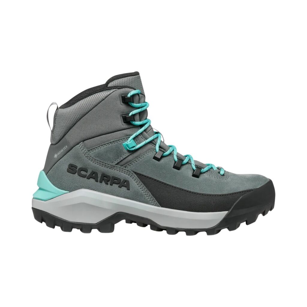 Scarpa Mustang TRK GTX Damen grau Wanderschuh Seitenansicht