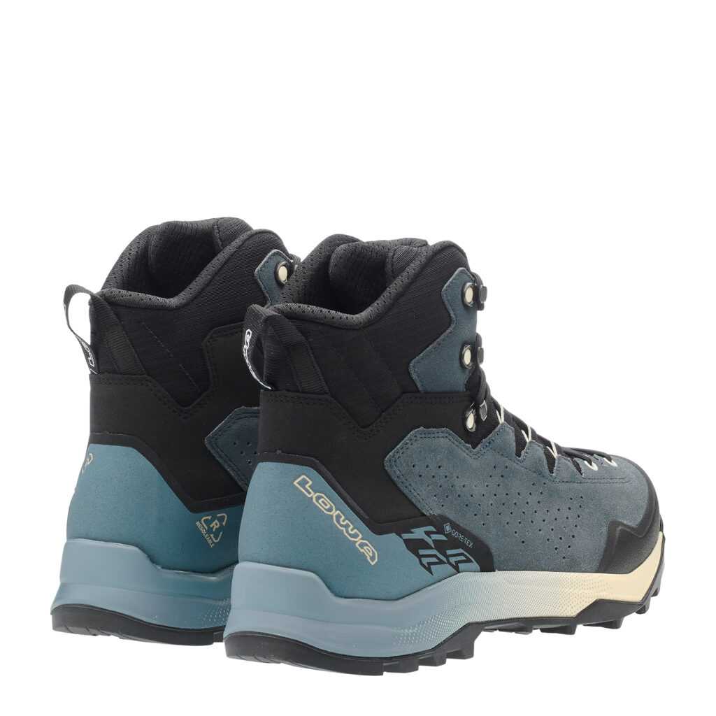 Lowa Explorer GTX Mid Herren blau/schwarz Wanderschuh Rückseite
