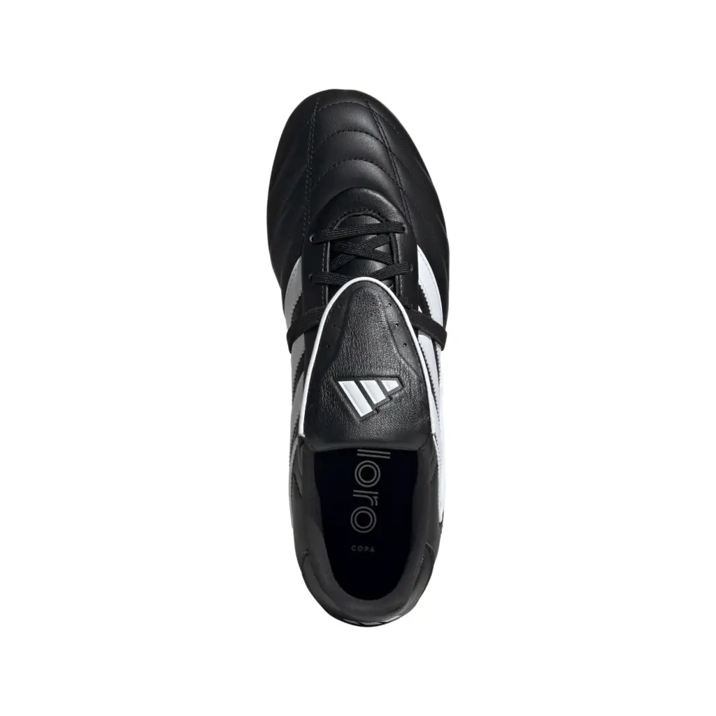 Adidas Copa Gloro II FG Fußballschuh schwarz/weiß, Detailansicht von oben