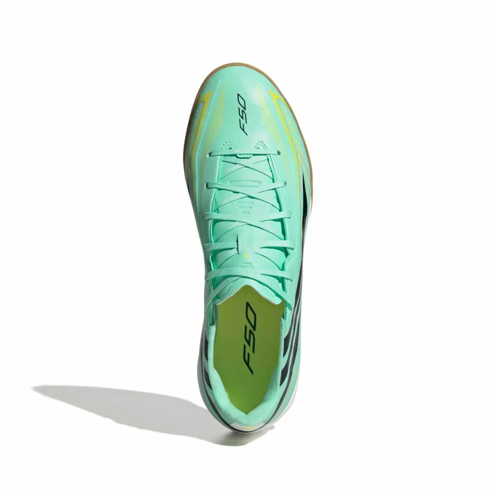 Adidas Hallenschuh F50 Hyperfast League IN türkis Oberseite
