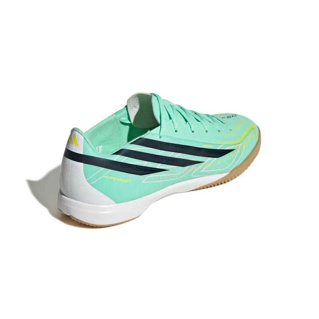 Adidas Hallenschuh F50 Hyperfast League IN türkis Rückseite