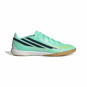 Adidas Hallenschuh F50 Hyperfast League IN türkis Seitenansicht
