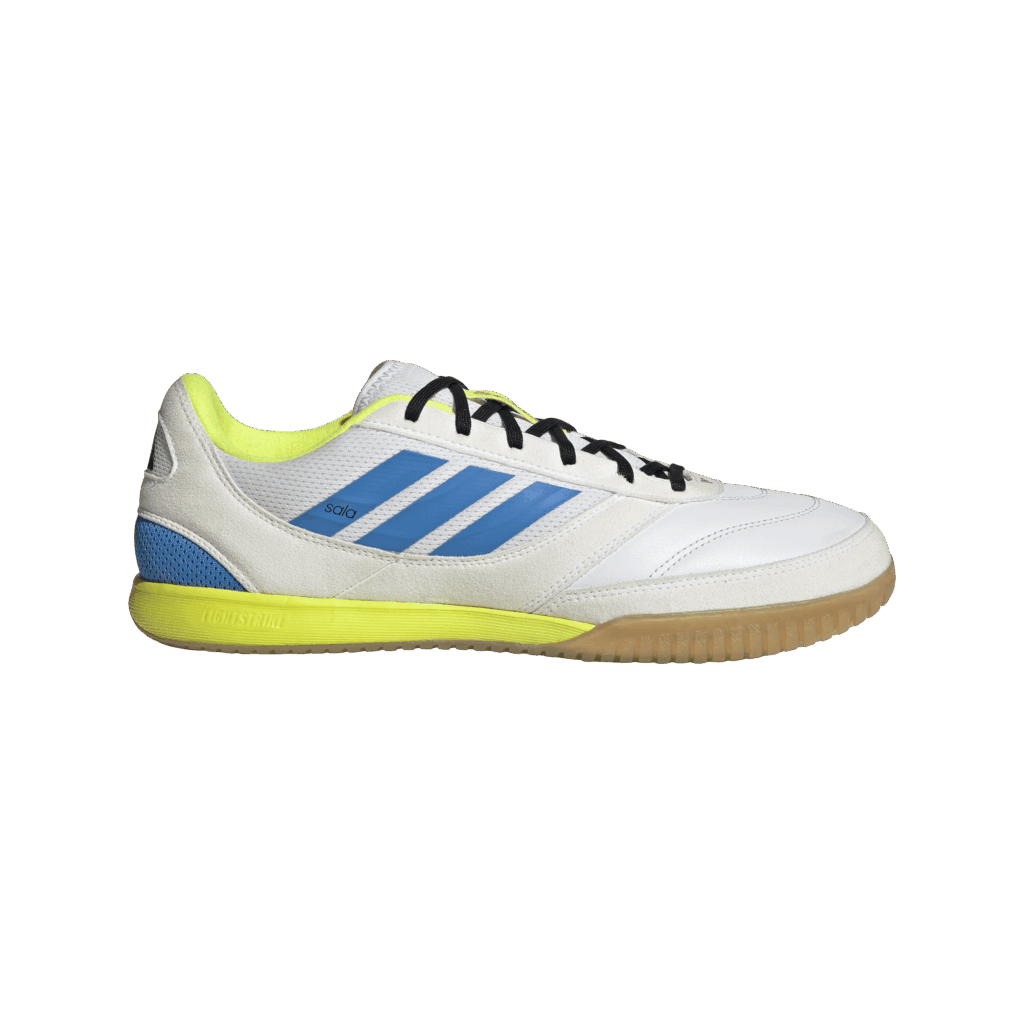 Adidas Top Sala Competition 2 IN weiß-blau-gelb Hallenschuh Seitenansicht