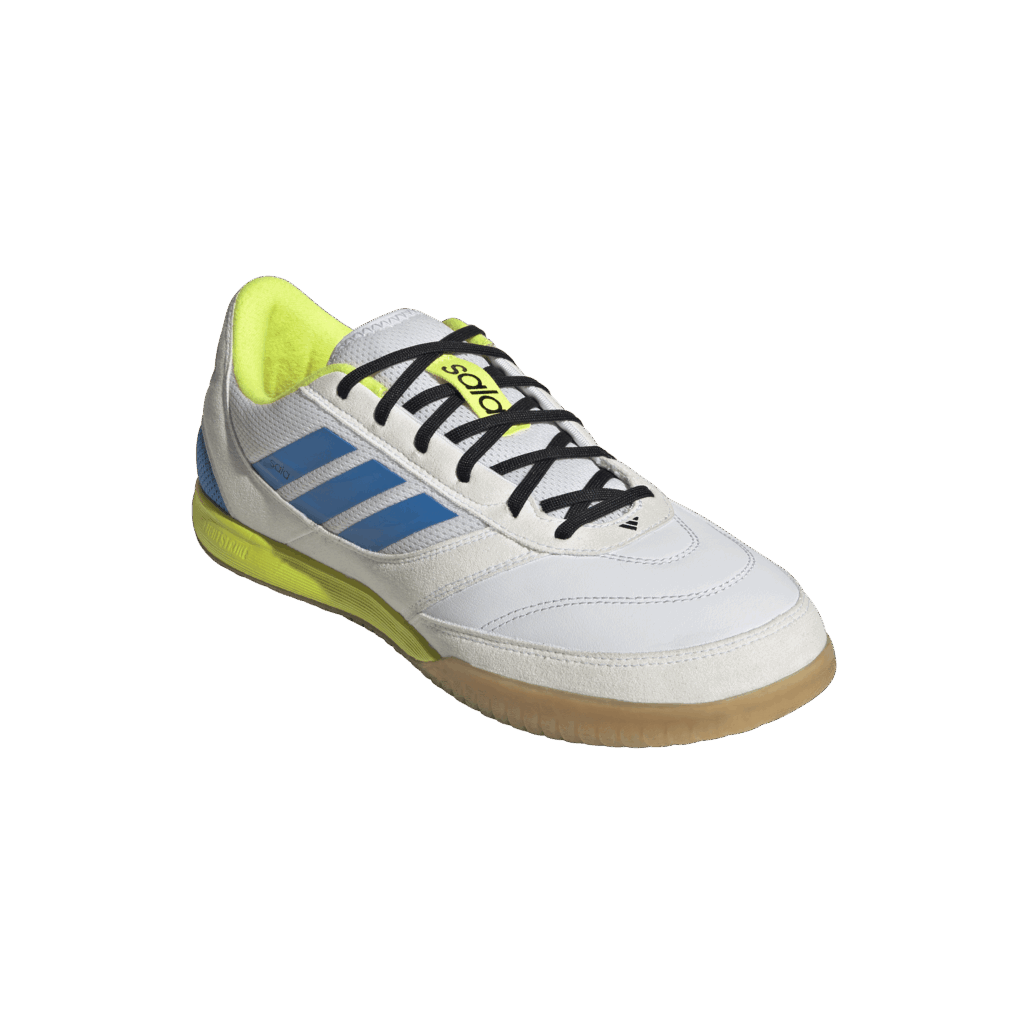 Adidas Top Sala Competition 2 IN weiß-blau-gelb Hallenschuh Vorderseite