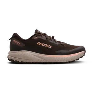 Brooks Divide 6 GTX Damen braun Laufschuh Seitenansicht