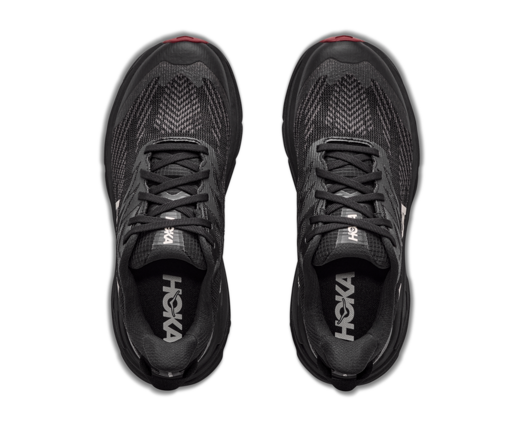 Hoka Challenger 8 GTX Damen schwarz Laufschuh Oberseite