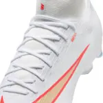 Nike Mercurial Superfly 11 Academy FG/MG Fußballschuh weiß/rot, Detailansicht Schnuerung