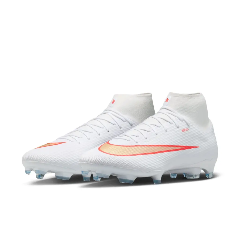 Nike Mercurial Superfly 11 Academy FG/MG Fußballschuh weiß/rot, Detailansicht von Vorne