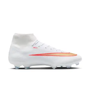 Nike Mercurial Superfly 11 Academy FG/MG Fußballschuh weiß/rot, Ansicht von der Seite