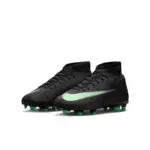 Nike Mercurial Superfly 11 Club FG/MG Kinder schwarz grün Detailansicht von Vorne