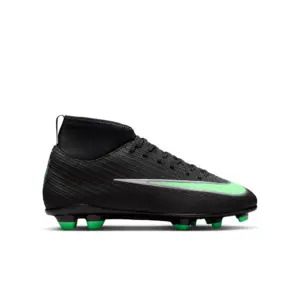 Nike Mercurial Superfly 11 Club FG/MG Kinder schwarz grün Seitenansicht