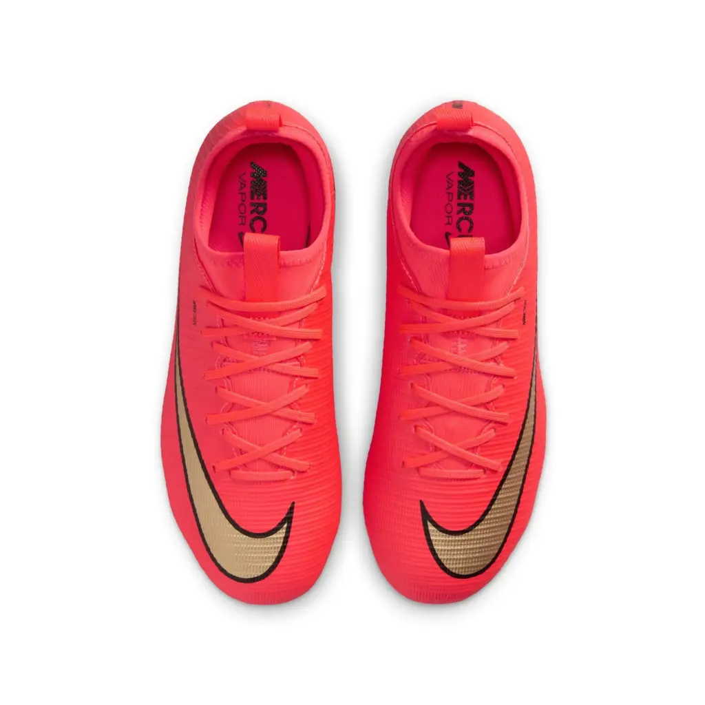 Nike Mercurial Vapor 17 Academy FG/MG Kinder rot Fußballschuh, Detailansicht von oben