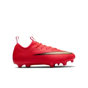 Nike Mercurial Vapor 17 Academy FG/MG Kinder rot Fußballschuh, seitliche Ansicht