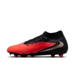 Nike Phantom 6 High Academy FG/MG rot-schwarz – Innenansicht