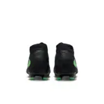 Nike Phantom 6 High Academy FG/MG schwarz-grün – Hinteransicht