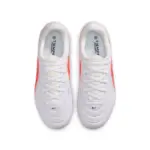 Nike Tiempo Maestro Academy Kinder FG/MG Fußballschuh weiß/rot Ansicht von Oben