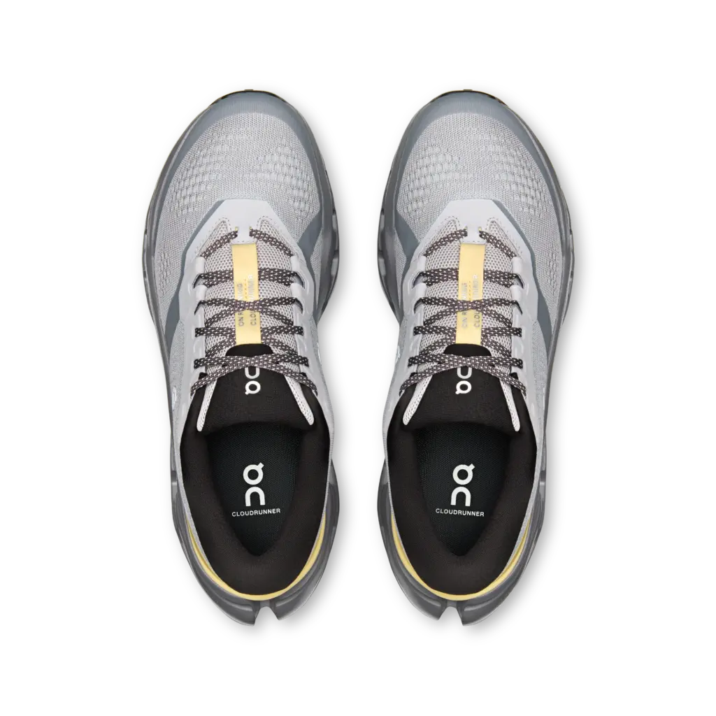 ON Cloudrunner 3 Herren grau Lafuschuh Oberseite