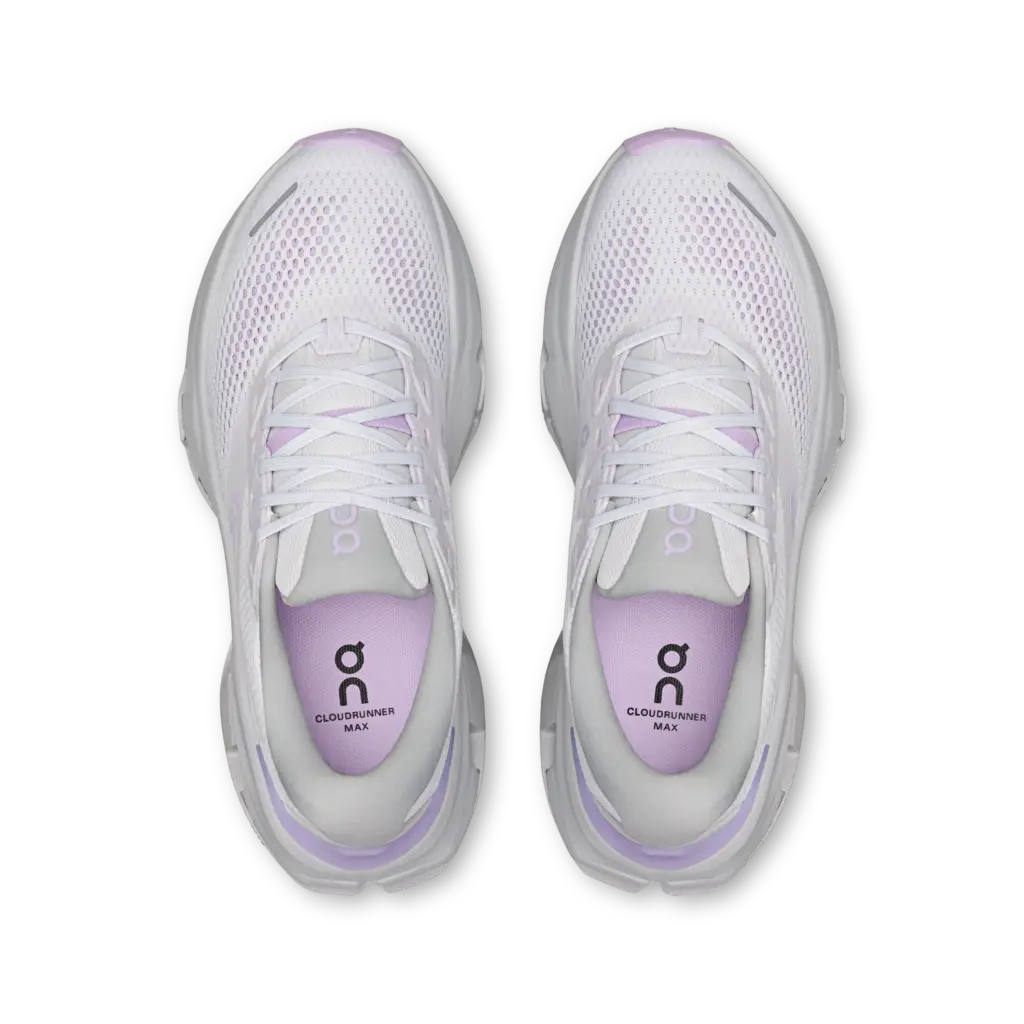 ON Cloudrunner 3 Max Damen grau-lila Laufschuh Oberseite