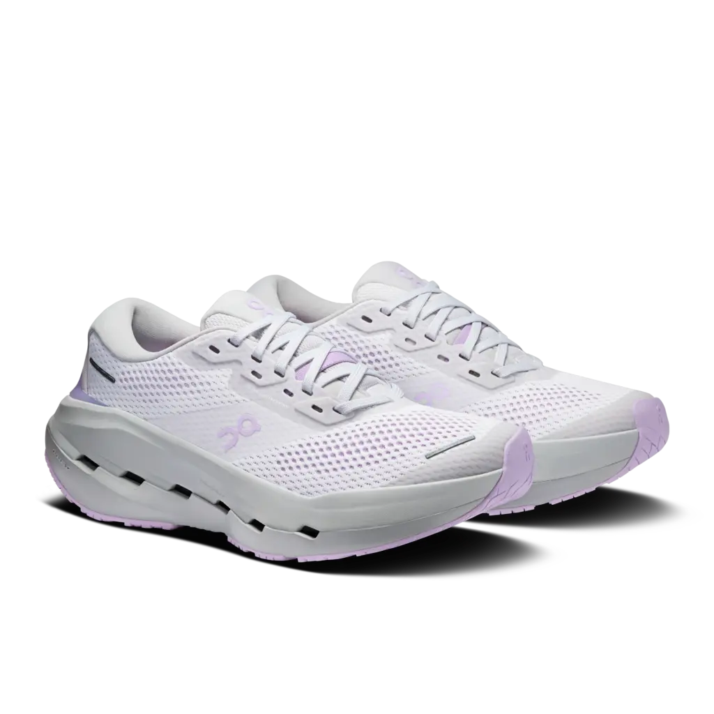 ON Cloudrunner 3 Max Damen grau-lila Laufschuh Vorderseite
