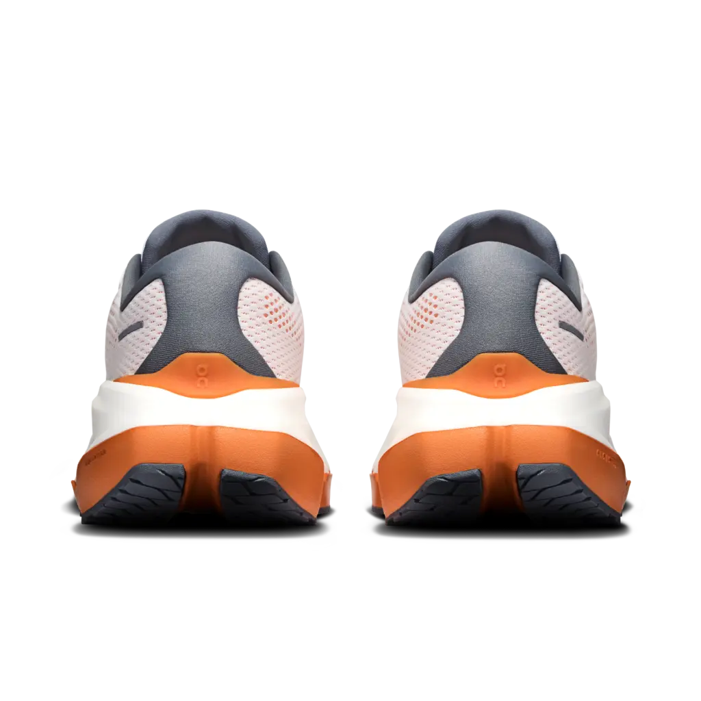 ON Cloudrunner 3 Max Herren weiß-orange Laufschuh Rückseite
