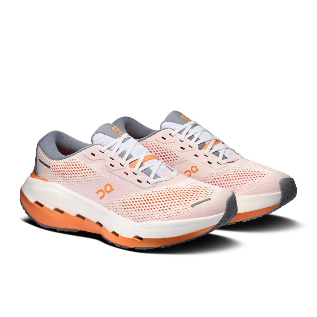 ON Cloudrunner 3 Max Herren weiß-orange Laufschuh Vorderseite