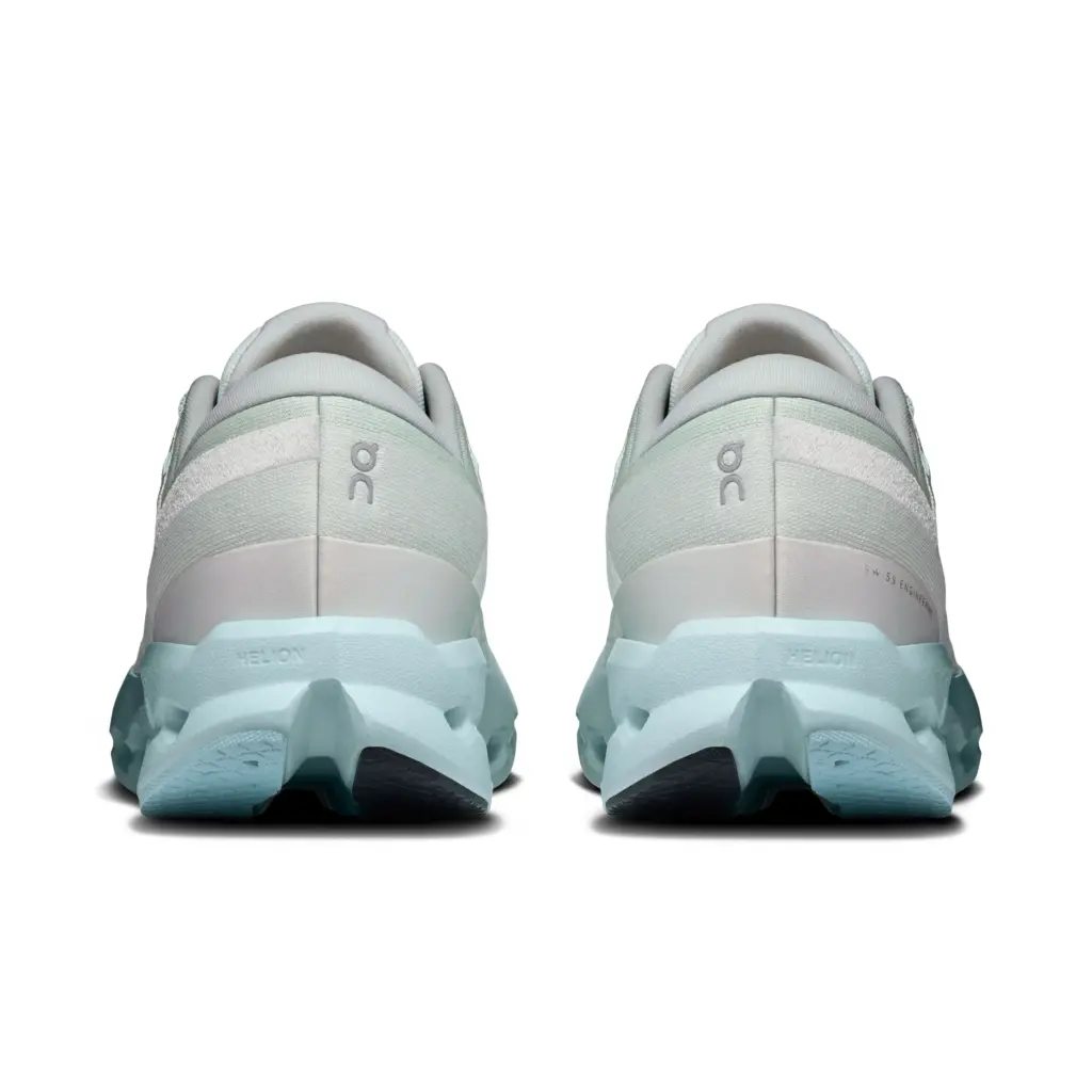 ON Cloudsurfer 2 Damen türkis Laufschuh Rückseite