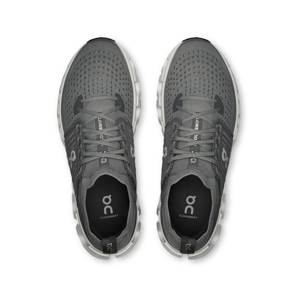 ON Cloudswift 4 Herren grau - Laufschuh Oberseite