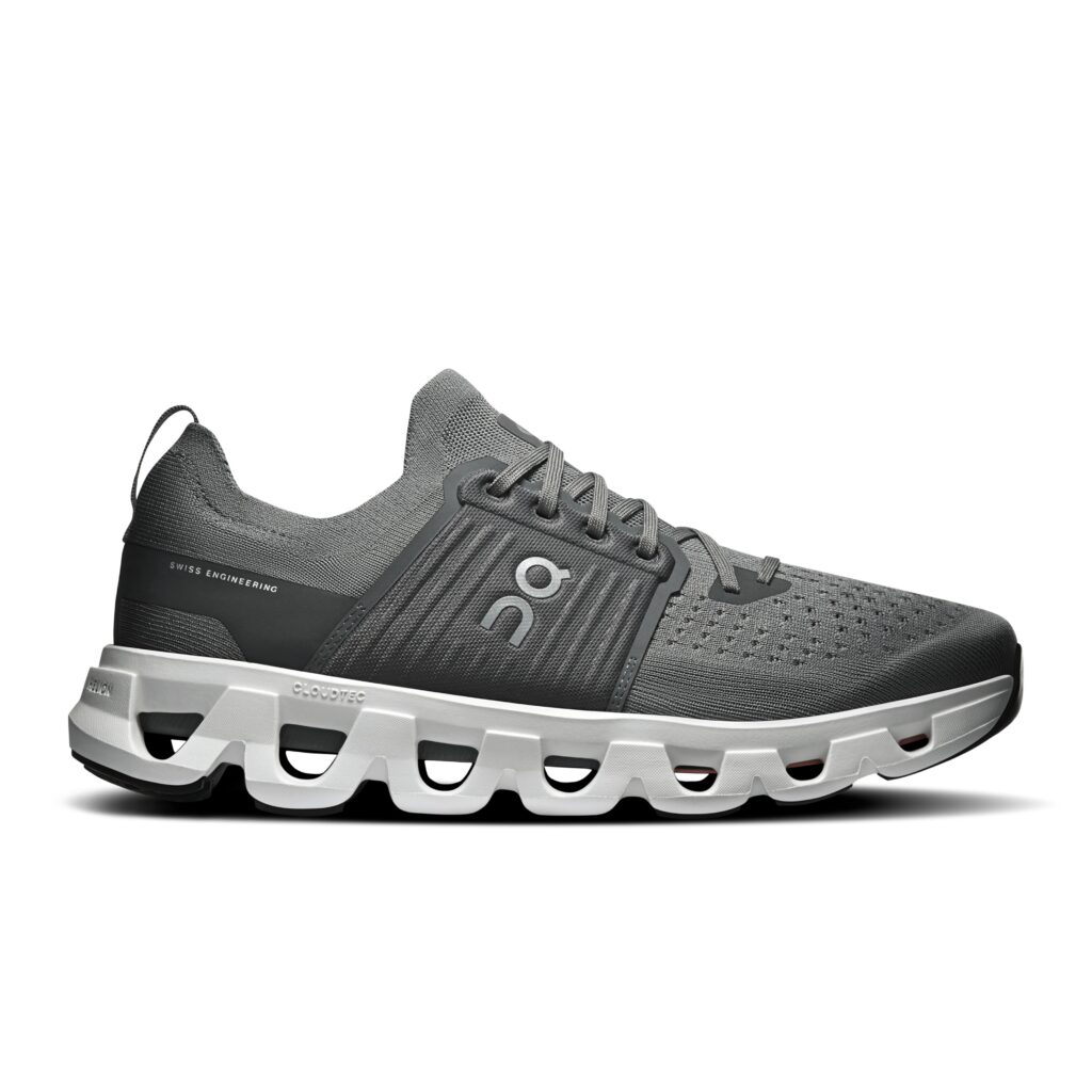ON Cloudswift 4 Herren grau - Laufschuh Seitenansicht
